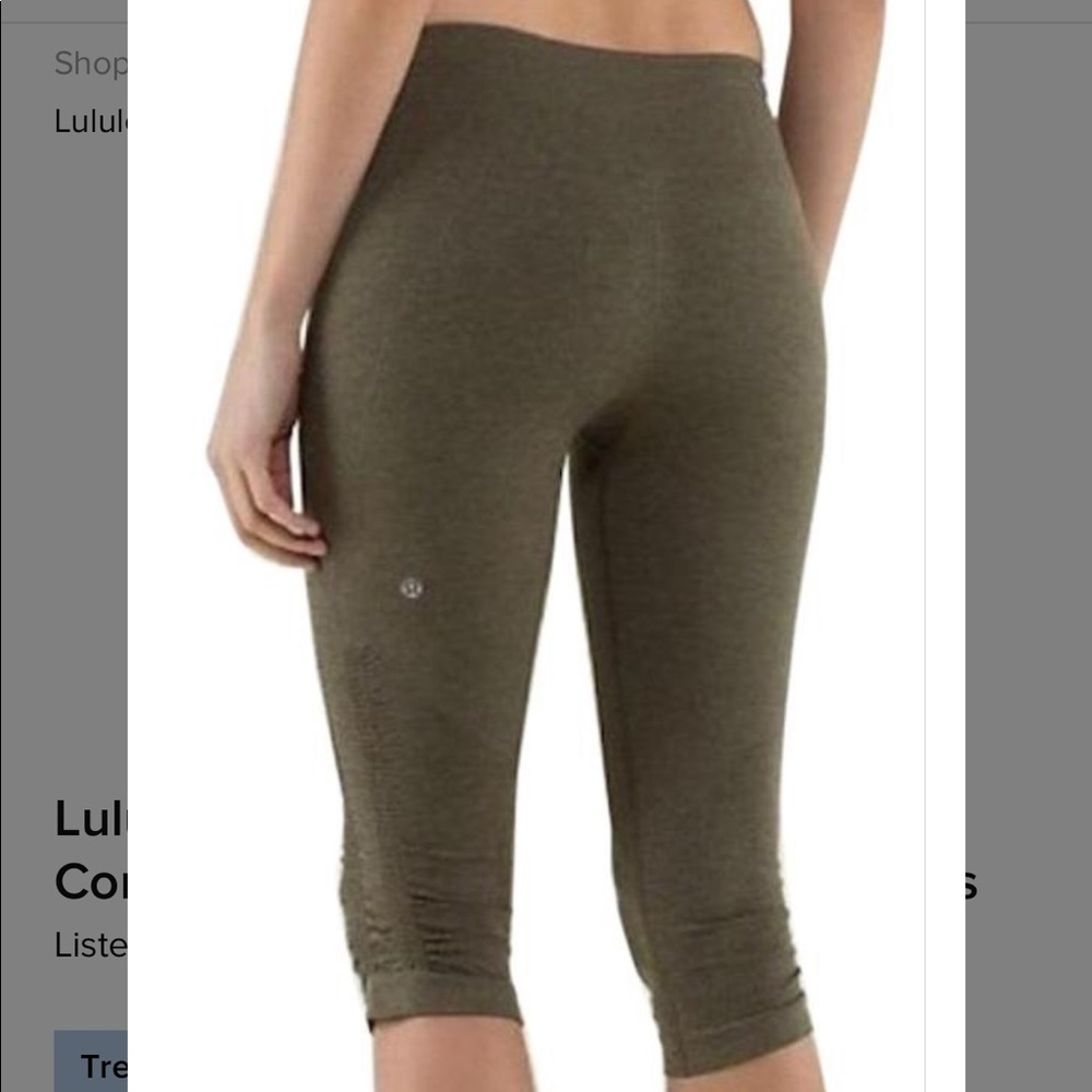 LULU LEMON IN THE FLOW CROP